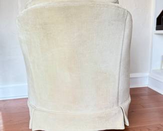 Excellent Opportunity for Customization. Pair of Vintage Tufted Back Swivel Chairs. Ask Us For Resources! Photo 3 of 3.