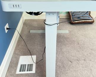 Electric Height Adjustable Desk. Height Adjustable From 29.3” - 47”. Photo 3 of 3.
