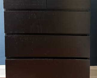 6-Drawer Ebony Chest of Drawers - 2 Available. Photo 1 of 3.