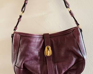 Burberry Oxblood Leather Purse. Photo 1 of 2.