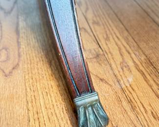 Regency Style Mahogany Pembroke Table With Faux Bamboo Legs & Double Drawers. Measures 25" - 33" W x 19" D x 27.5" H. Photo 4 of 4.