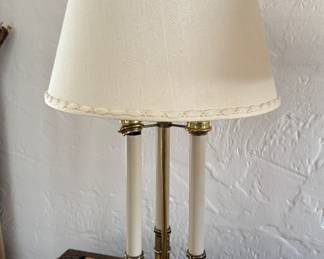 Frederick Cooper Brass Candlestick Table Lamp. Photo 1 of 3.