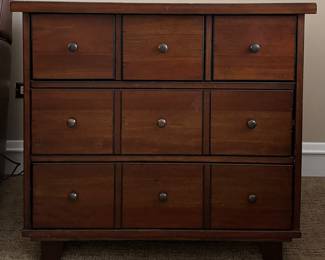 Three-Drawer Chest of Drawers.