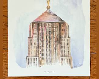 Print of Board of Trade Watercolor.