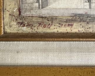 Tom Roll, Untitled, Mixed Media. Signed By Artist. Photo 2 of 2.