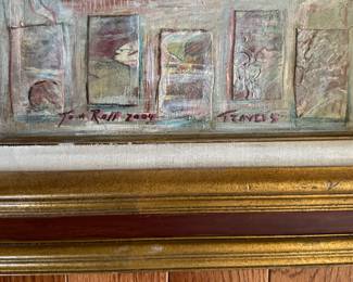 Tom Roll, Untitled, Oil on Canvas. Signed By Artist. Photo 2 of 2.