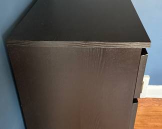 6-Drawer Ebony Chest of Drawers - 2 Available. Photo 3 of 3.