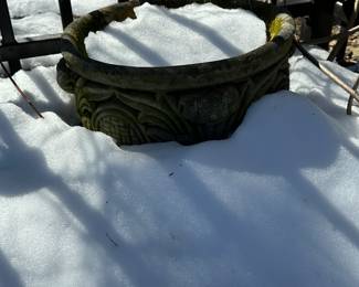 Outdoor Large Stone Planter