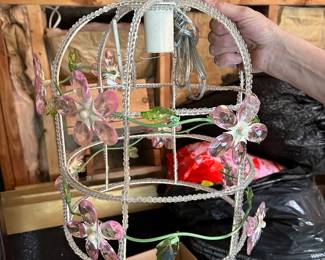 Barn Chandelier Set PB Birdcage