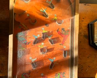 Vintage Northwestern Poosh-M-Up "Big 5" wooden pinball game