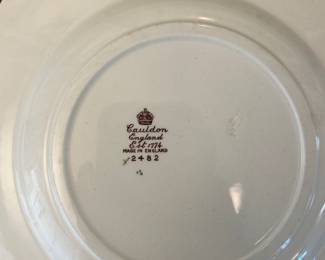 Cauldron England flower plates