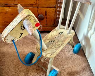 Vintage Playskool riding giraffe