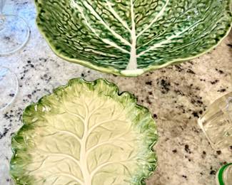 Fitz & Floyd cabbage plates