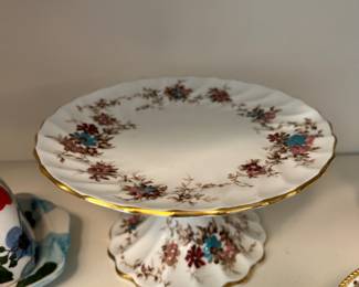 Staffordshire "Elizabethan" cake plate