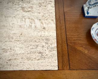 American of Martinsville vintage mid-century modern MCM wood dresser with inlays