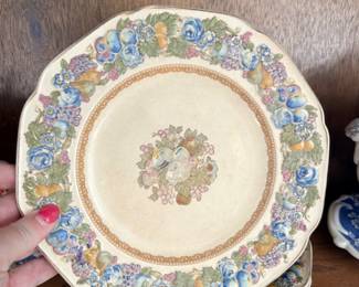 Crown Ducal "Florentine" china plates
