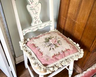Vintage painted chair