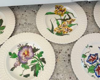 Cauldron England flower plates