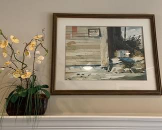 lovely original art throughout this home