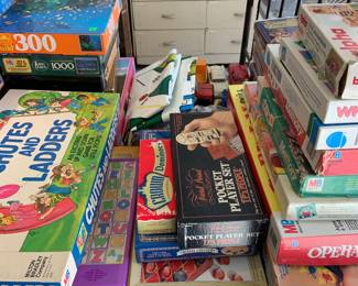 board games, some vintage