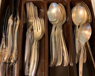 Rogers 1961 "Leilani" flatware, silver plated