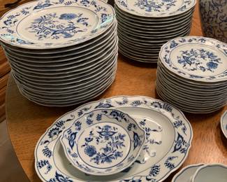 Blue Danube dishes