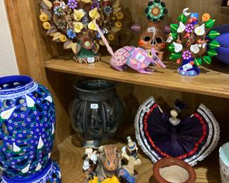 hand painted Mexican art 