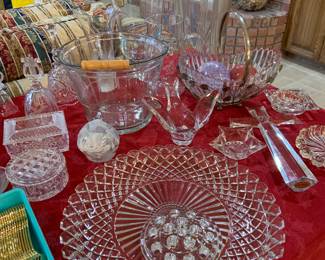 crystal and clear glass