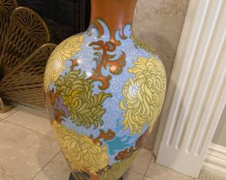 Gouda pottery Chrysanthemum vase from the Netherlands