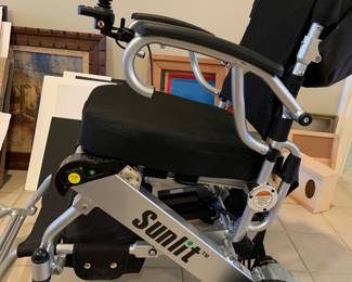 Sunlit motorized wheelchair