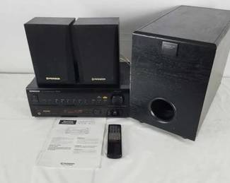 Pioneer VSX-455 Receiver And Speakers
