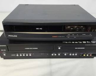 VCR And VCR/DVD Recorder