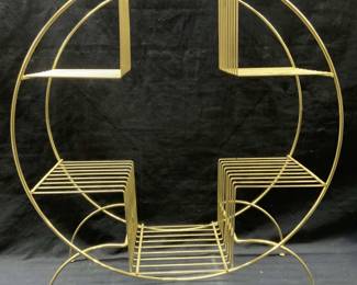 Mid Century Modern Brass Floor/ Table Stand
