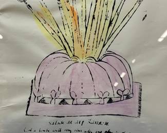 ATTR Warhol Sgd & Stamped Silk Screen
