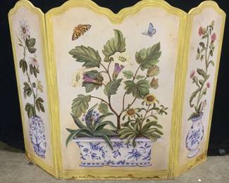 Susan Welsh 1996 Wooden Fireplace Screen
