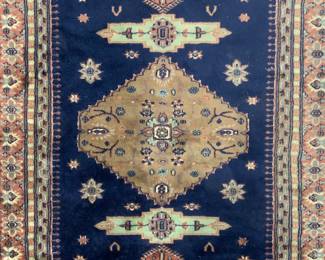 Vintage Handmade Turkish Wool Rug
