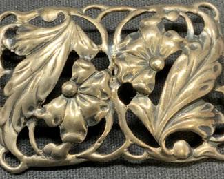 Vintage Danecraft Sterling Silver Flower Brooch
