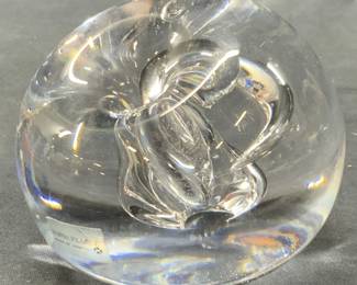 Simon Pearce Art Glass Paperweight