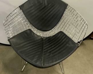 Alphaville Bertoia Style Diamond Chrome Wire Chair
