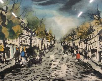 Maurice De Vlaminck Numbered Silk Screen
