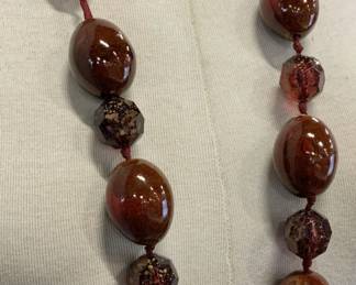 Chunky Ceramic Bead Handmade Necklace
