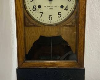 LEEDS LTD NATIONAL UNIVERSAL Time Recorders Clock
