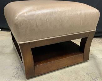 JOHN HUTTON DONGHIA Ostrich Leather Ottoman
