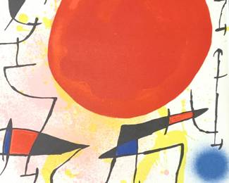 Joan Miro Original Lithograph III
