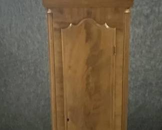 Antique Inlaid Wood Grandfather Clock
