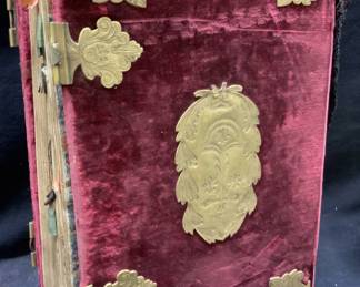 Antq Illustr 1826 Missale Romanum Latin Manuscript
