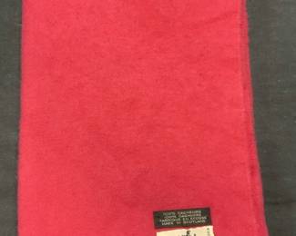 Hermes Paris Pink Cashmere Fringe Scarf, Scotland
