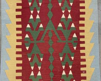 Vintage Hand Knotted 100% Wool Turkish Runner
