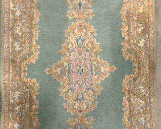 Vintage Handmade Oriental Wool Runner Rug
