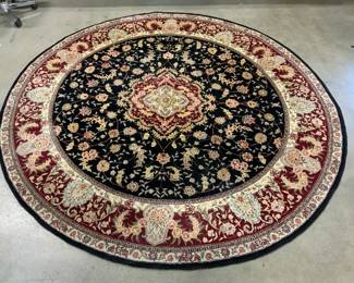 NOURISON Vintage Circular Oriental Wool Rug
